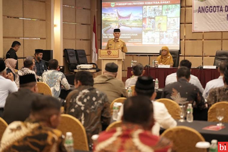 Gubernur Sumbar Tekankan Pentingnya Keselarasan Program Pembangunan Pusat dan Daerah