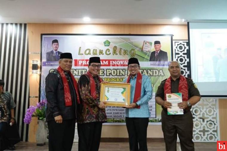 Hadir Launching Program Inovasi Kemenag Tanah Datar, Bupati Eka Putra Dianugerahi...