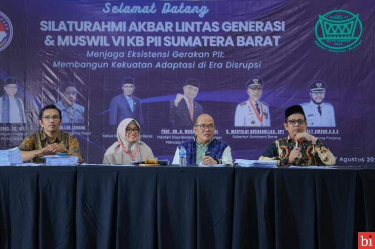 Hadiri Muswil VI KB PII, Ketua DPRD Sumbar Supardi: KB PII Harus Ambil Bagian Tentukan...