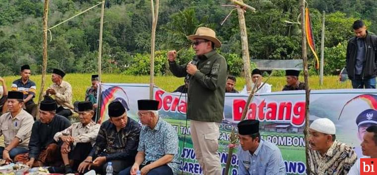 Hadiri Syukuran Aie Lareh, Bupati Eka Putra Sampaikan Apresiasi