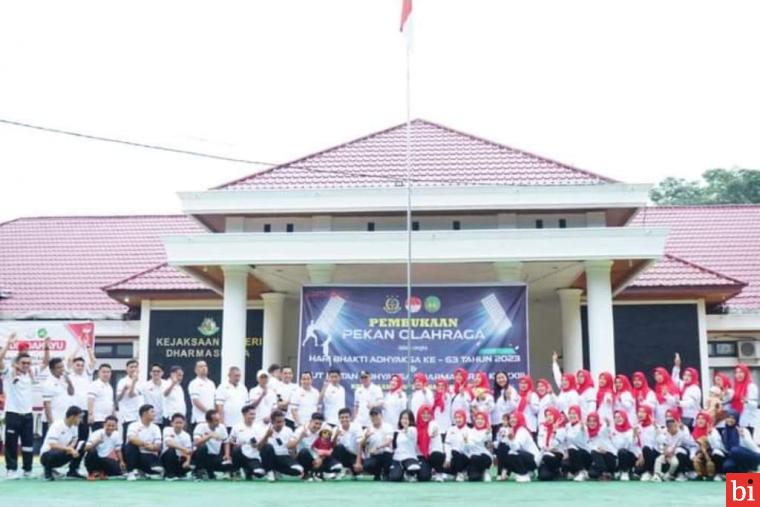 Hari Bhakti Adhyaksa di Kabupaten Dharmasraya Diisi Pekan Olahraga