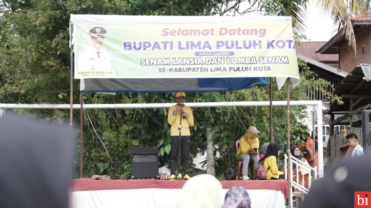 Hari Ibu 22 Desember 2022 Mendatang, Pemkab Limapuluh Kota Bakal Gelar Lomba Senam Lansia