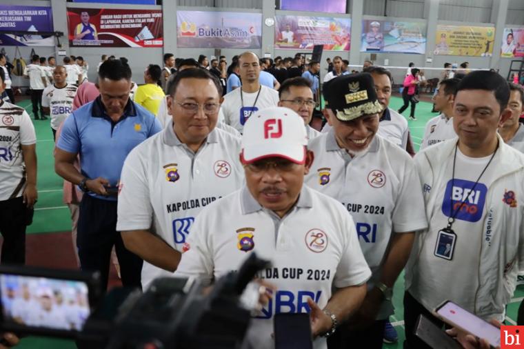 HUT Bhayangkara Ke-78, Kapolda Sumbar Buka Kejuaraan Bulu Tangkis Kapolda CUP 2024