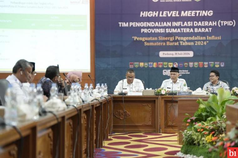 Inflasi Sumbar Masuk 10 Besar Nasional