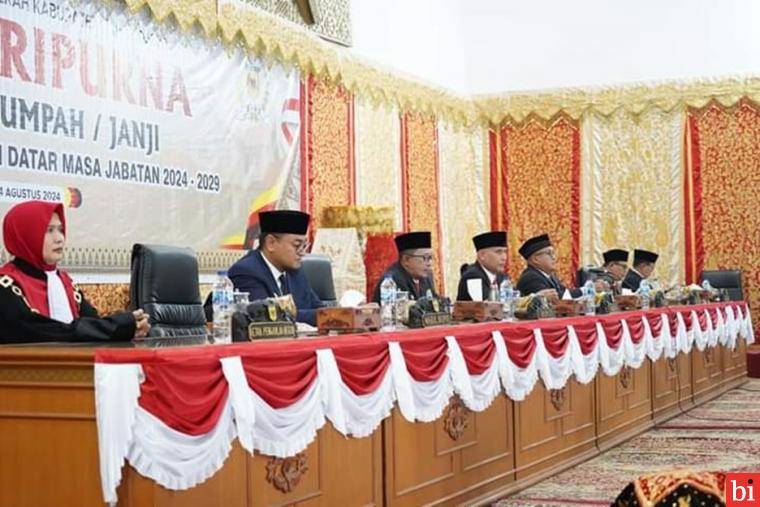 Ini Daftar Anggota DPRD Tanah Datar Periode 2024-2029 Terpilih dan telah Resmi Dilantik