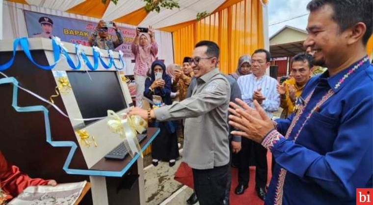 Inovasi Nagari Tanjuang, SIMPONI di Ujung Jari di Launching Bupati Eka Putra