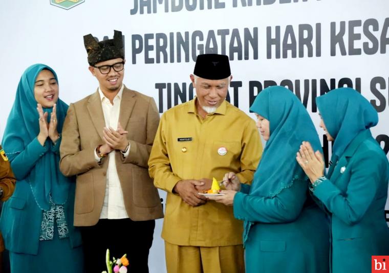 Jambore PKK dan HKG Sumbar Resmi Dibuka Gubernur Mahyeldi