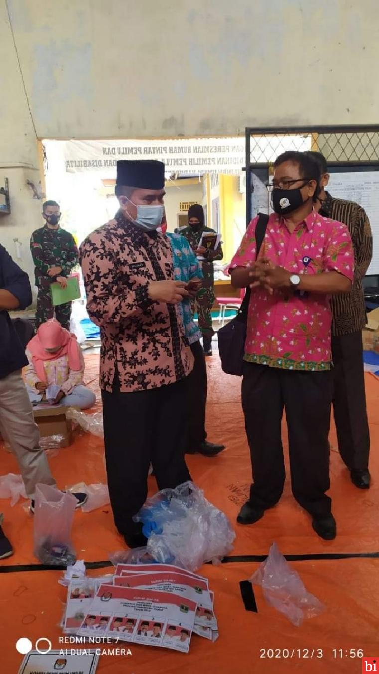 Jelang Pilkada, Sekda Bersama Kasrem 032 Wirabraja Tinjau Kesiapsiagaan KPUD Dharmasraya