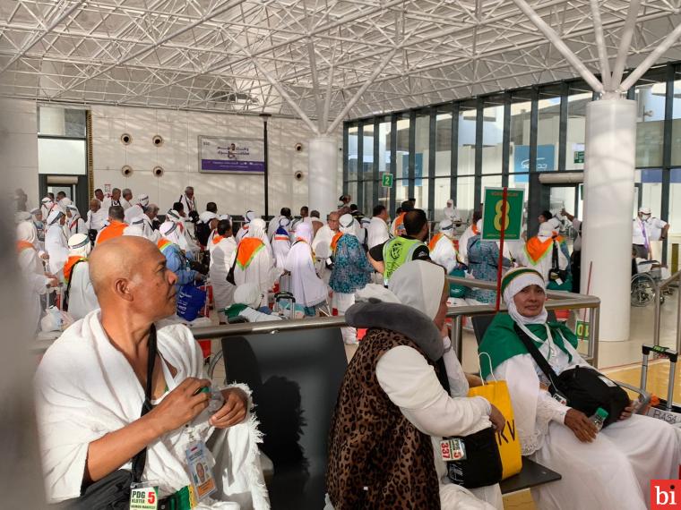 Jemaah Haji Padang Panjang Telah Mendarat di Tanah Suci