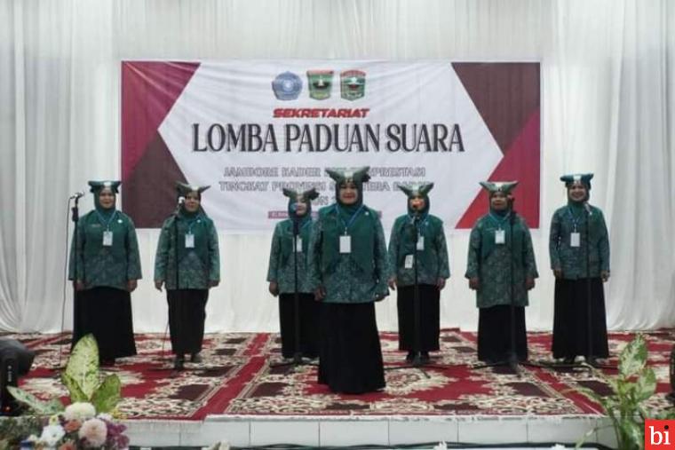 Kader PKK Padang Panjang Ikuti Lomba Paduan Suara dan Senam Kreasi di Jambore Provinsi