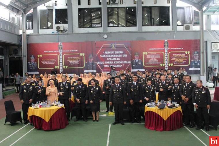 Kalapas Dharmasraya Hadiri Syukuran Hari Pengayoman ke-79 di Kanwil Kemenkumham Sumbar
