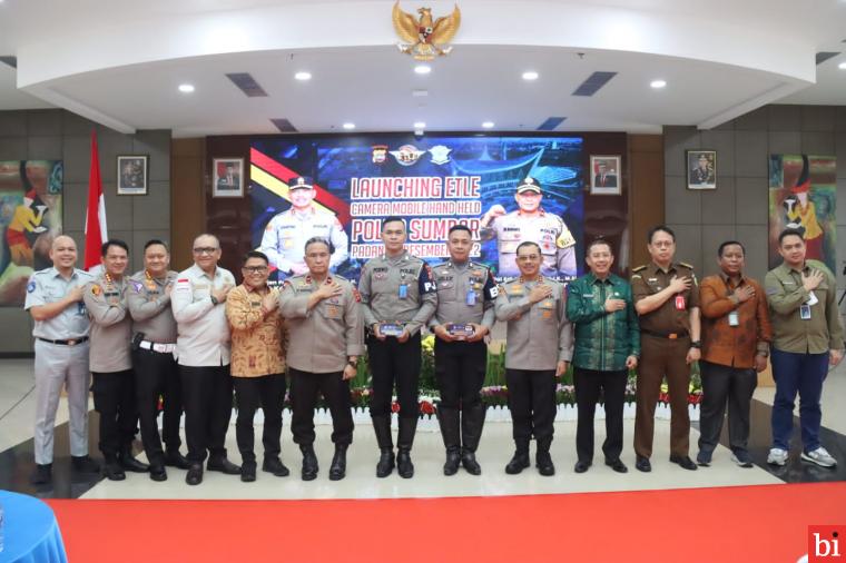 Kapolda Sumbar Launching ETLE Camera Mobile Hand Held