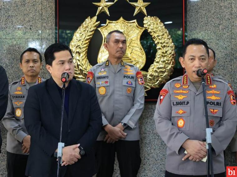 Kapolri dan Ketum PSSI Bertemu, Pastikan Penyelenggaraan Piala Presiden Berjalan Aman dan...