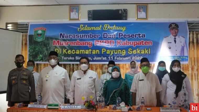 Kecamatan Payung Sekaki Gelar Musrenbang, Muliadi Marcos : Nagari Diminta Berkreasi