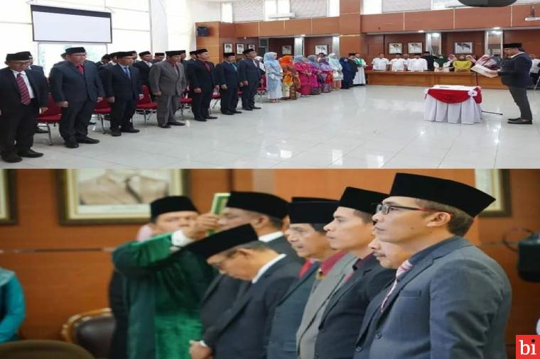 Kembali Wako Erman  Safar Merotasi 38 Pejabat di Lingkungan Pemko Bukittinggi