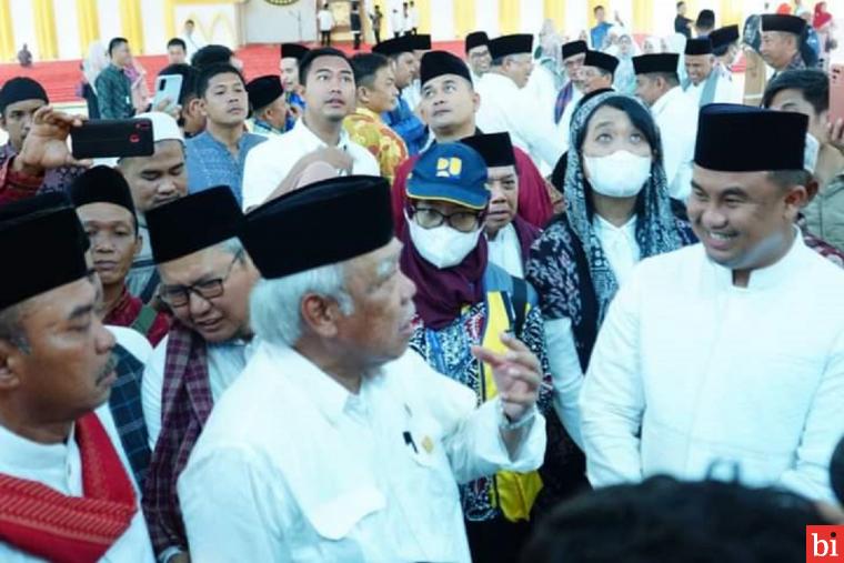 Kepada Menteri PUPR, Sutan Riska Minta Pembangunan Feeder Tol Dharmasraya-Rengat...