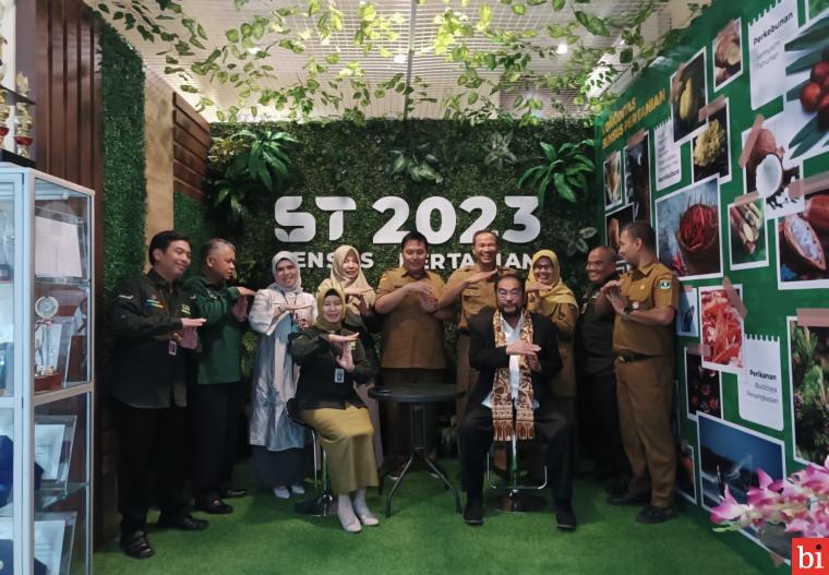 Ketua BK DPD RI Leonardy Ajak Semua Pihak Sukseskan Sensus Pertanian 2023