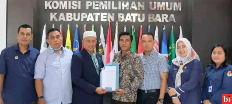 Ketua DPC NasDem Batu Bara Drs Darwis.MSi Beraudiensi Ke KPU