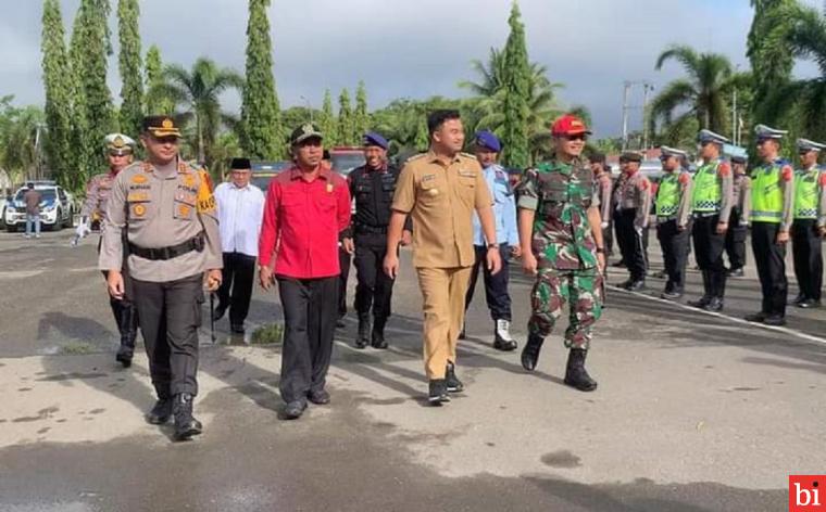 Ketua DPRD Kabupaten Dharmasraya Hadiri Apel Gelar Pasukan Menyambut Libur Hari Raya...