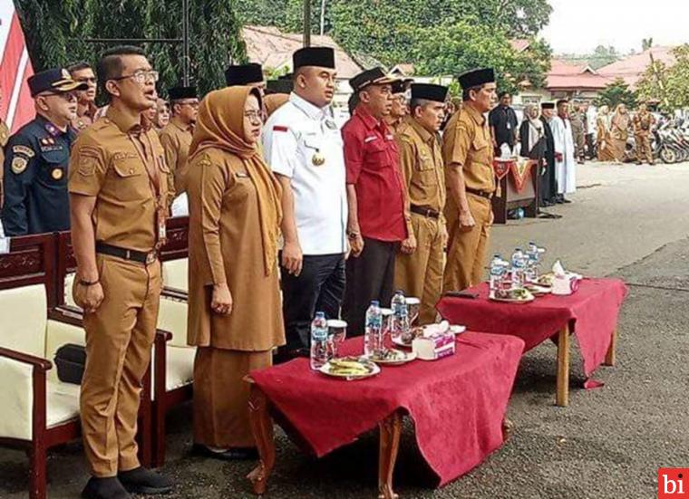 Ketua DPRD Kabupaten Dharmasraya Hadiri Pengambilan Sumpah Jabatan P3K Formasi Tahun...