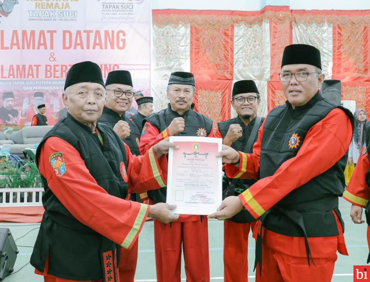 Ketua DPRD Sumbar Supardi Diangkat Sebagai Pendekar Muda Tapak Suci Muhammadiyah