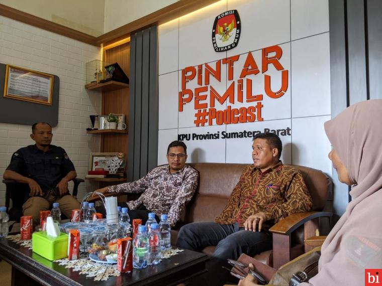 KI Sumbar Ingatkan Penyelenggara Pemilu Potensi Sengketa Informasi Pemilu