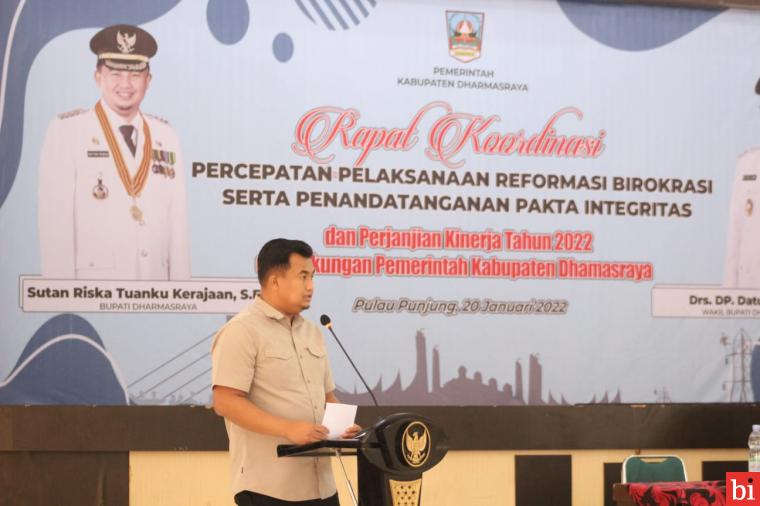 Kinerja Pejabat Akan Dievaluasi, Jika Gagal Akan Diberikan Sangsi Tegas Pencopotan Jabatan