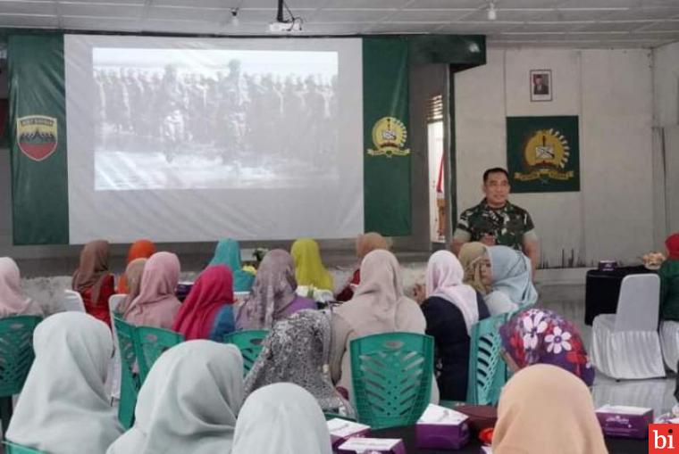 Komandan Secata B Paparkan Wawasan Kebangsaan dalam Pertemuan GOW