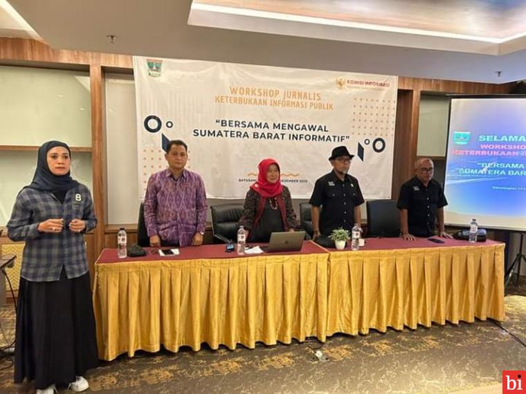 Komisi Informasi Sumbar Adakan Workshop Jurnalis Keterbukaan Informasi