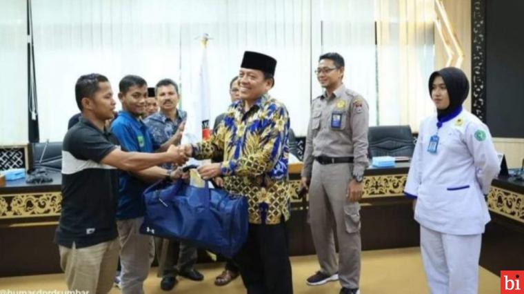 Kontingen Karate Sokaido Dilepas untuk Berlaga pada Kejurnas Bergengsi oleh Wakil Ketua...