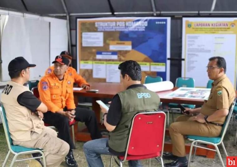 Koordinir Bantuan Bencana, Pemko Dirikan Pos Komando Banjir Bandang Lahar Dingin