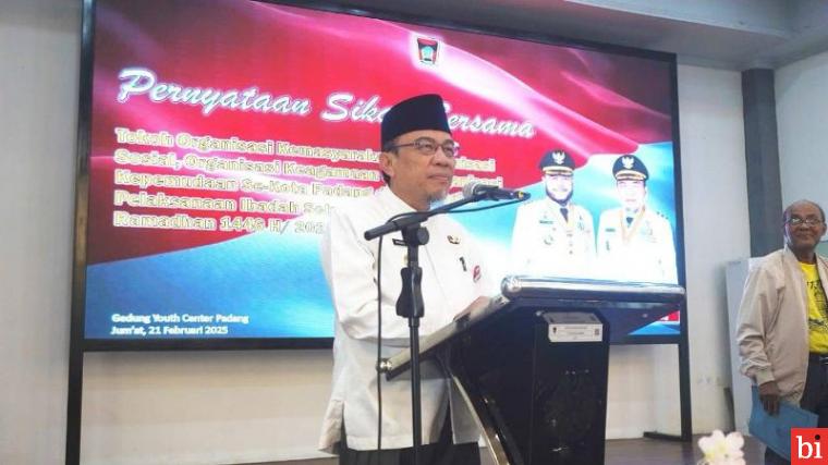 Kota Padang Sepakat Jaga Kondusifitas Selama Ramadan