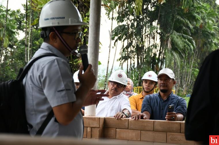 Kunjungan ke Semen Padang, Pimpinan Media Terkesan dengan SEPABLOCK