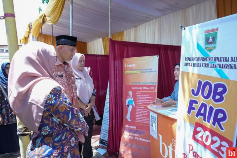 Kunjungi Job Fair 2023, Gubernur Mahyeldi Harapkan Bisa Mengurangi Angka Pengangguran di...