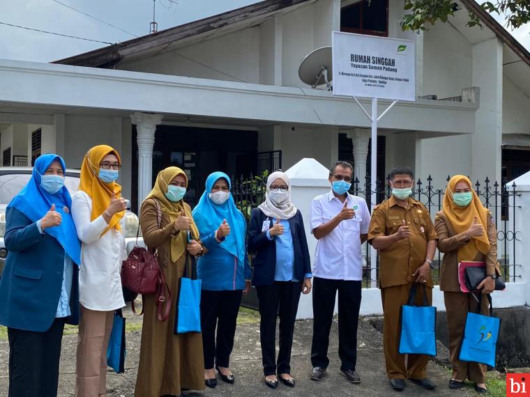 Kunjungi Rumah Singgah Yayasan Semen Padang, Dinsos Padang Sebut Sudah Layak Huni