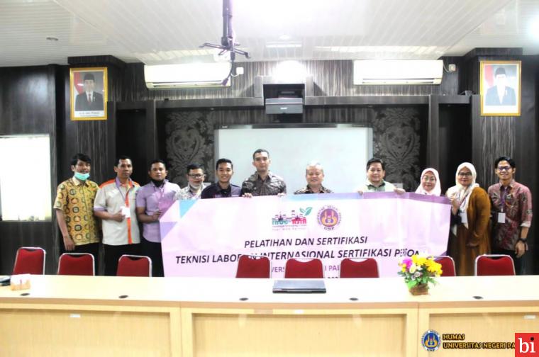 Laboratorium Terpadu Adakan Pelatihan Teknisi Laboran Internasional Sertifikasi Personel