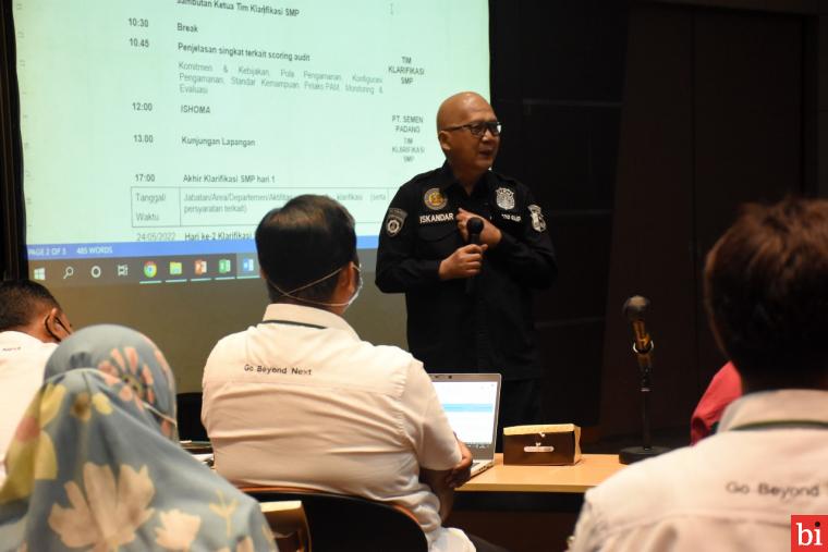 Lanjutan Audit SMP Obvitnas, Tim Mabes Polri Kunjungi Semen Padang