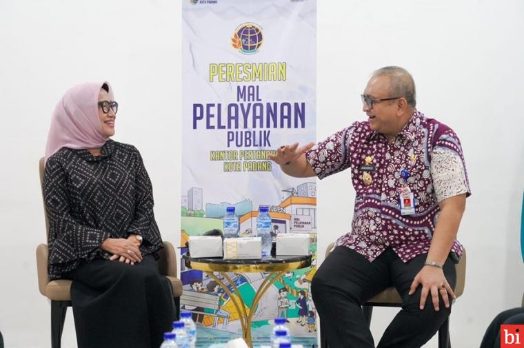 Lantai 4 Plaza Andalas Padang, MPP Kota Padang Hadirkan Unit Layanan Pertanahan