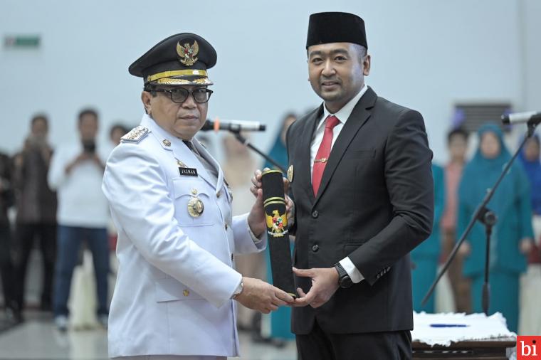 Lantik Staf Ahli Gubernur Sumbar Drs. Jasman sebagai Pj Wali Kota Payakumbuh, Wagub Audy:...