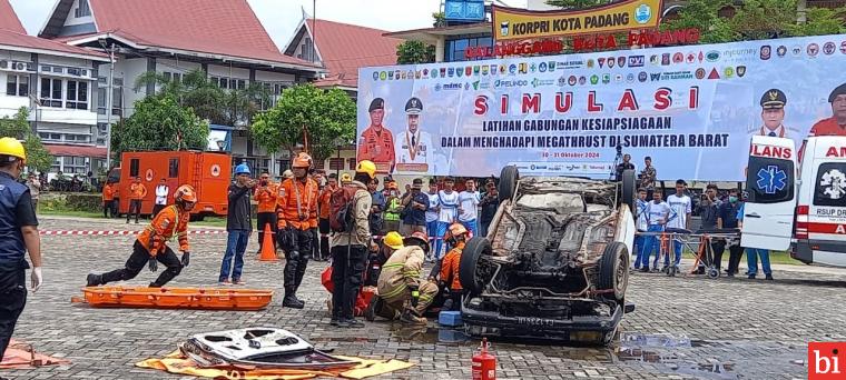 Latihan Gabungan Bersama Basarnas, Tingkatkan Kesiapsiagaan Megathrust di Padang