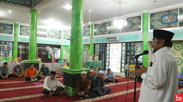 Leonardy Motivasi Pengurus Masjid Babussalam  Jadi Masjid Yang Aman dan Nyaman