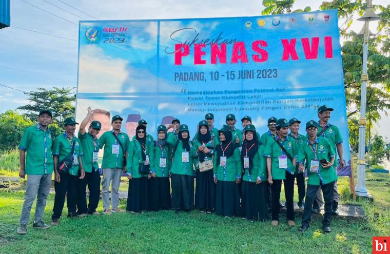 Libatkan Pengurus 20 KTNA dan 160 Petani, Padang Panjang Turut Partisipasi di Penas Tani