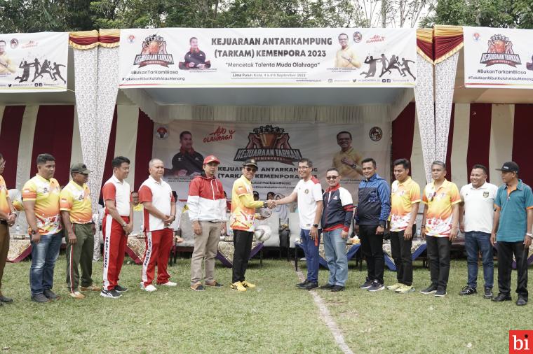 Liga Tarkam 2023 Kemenpora di Limapuluh Kota Resmi Bergulir, 13 Kecamatan Siap Bersaing