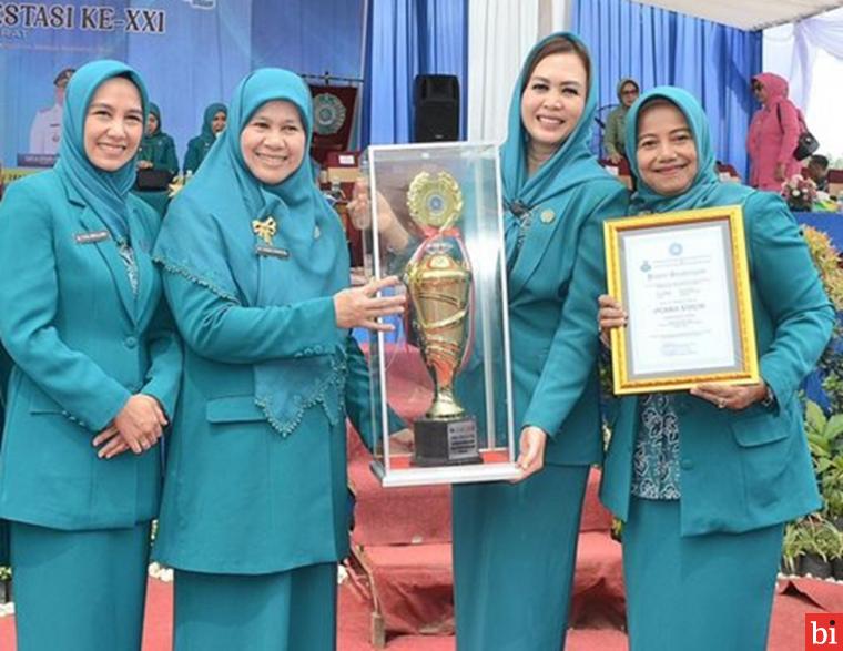 Lomba Gerakan PKK Tingkat Provinsi Sumbar 2024, Kota Padang Kembali Juara Umum