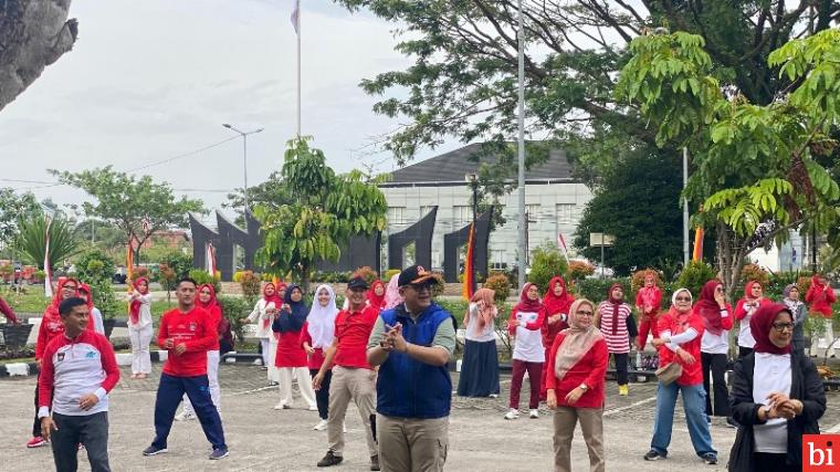 Lomba HUT RI ke-79 di Balaikota Padang Berlangsung Meriah