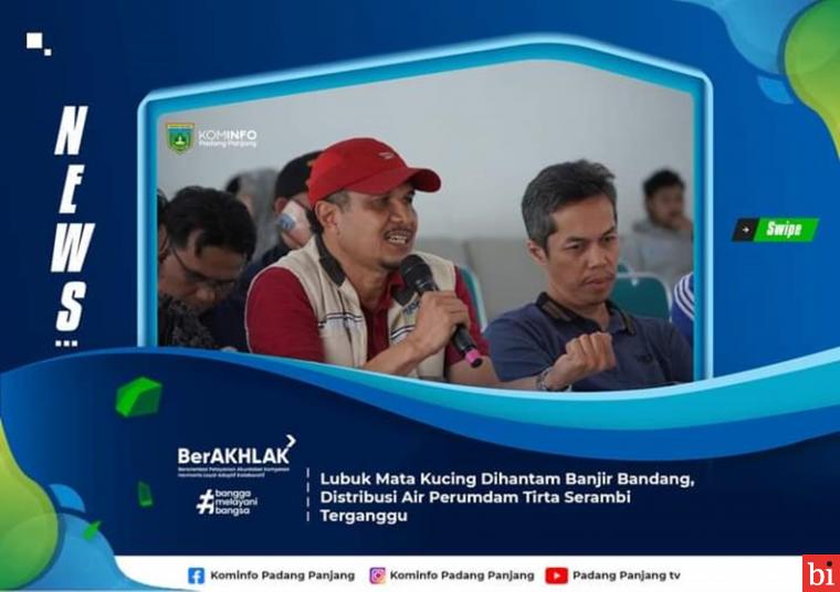 Lubuk Mata Kucing Dihantam Banjir Bandang, Distribusi Air Perumdam Tirta Serambi Terganggu