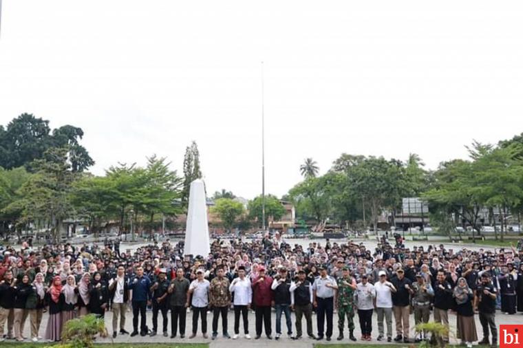 Masa Tenang, Bawaslu Tanah Datar Gelar Apel Patroli Pengawasan