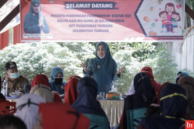 Masyarakat Tiumang Diberi Pembinaan Peningkatan Status Gizi