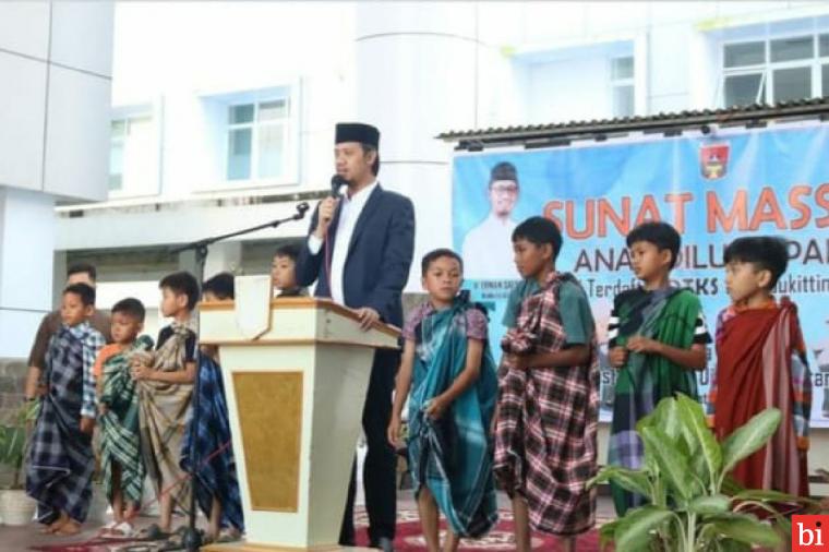 Memanfaatkan Liburan Sekolah, Pemko dan LKKS Kota Bukittinggi Gelar Khitanan Massal Gratis