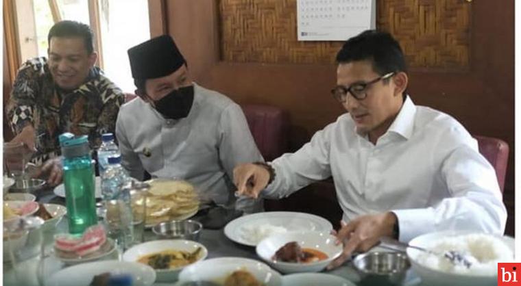 Menparekraf Sandiaga Uno Berharap Ada Event Bangkitkan Pariwisata Padang Panjang